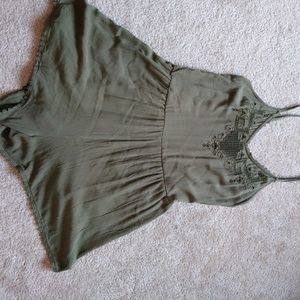 Olive Green Romper
